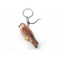 Schlüsselanhänger aus Holz - Falke